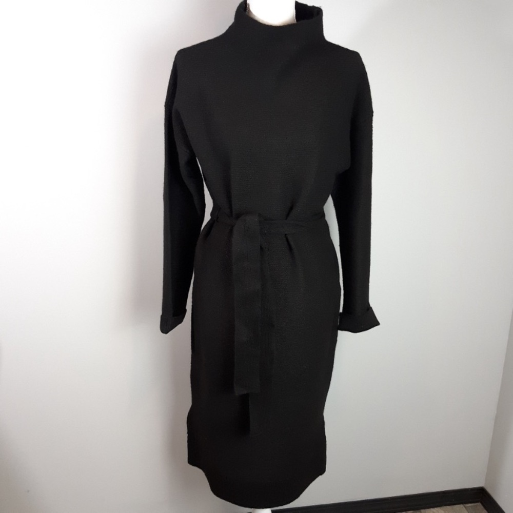 Mock Neck Sweater Dress